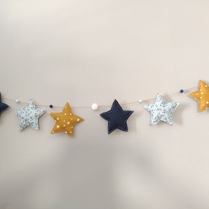 Garland stars baby room decoration image 2