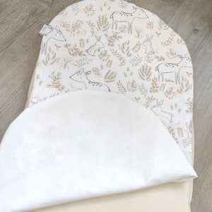 Topponcino Montessori bébé housse coton thème printemps image 3