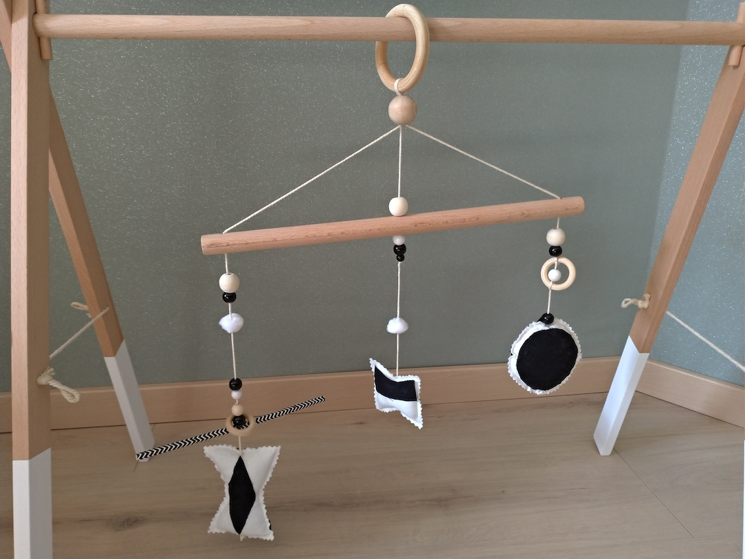 LaPetiteSourisDesign - Mobile de munari pour portique arche d'éveil Montessori