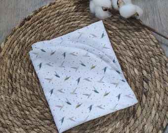 Cover for topponcino in organic cotton feather theme