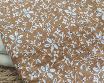 Cover for topponcino in camel vegetable double gauze