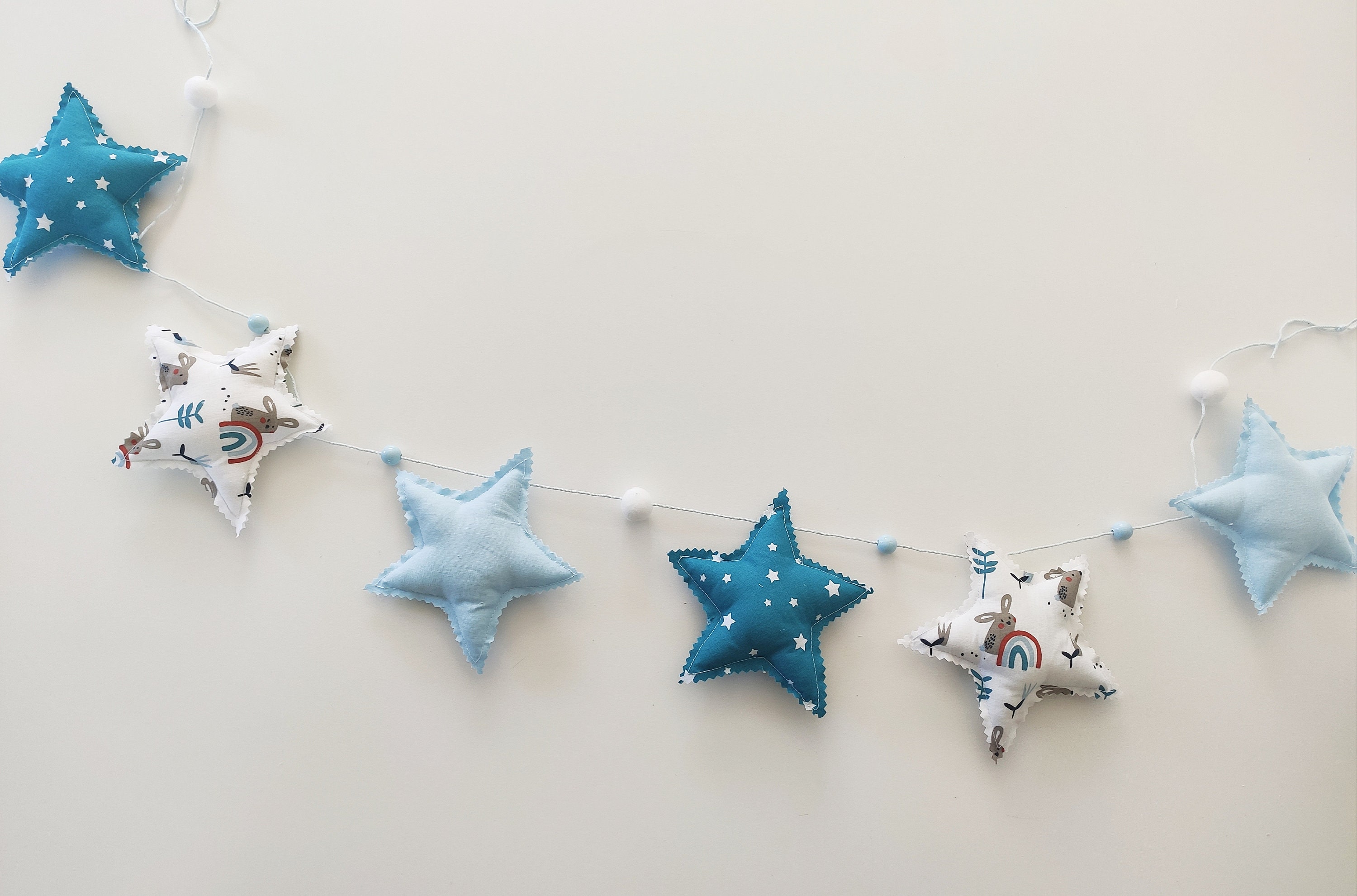 Guirlande Étoiles Décoration Chambre de Bébé