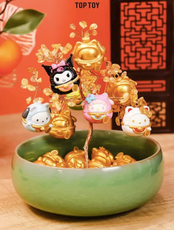 NEW 2024 Sanrio Mini Lucky Cat Daruma - Random Figures - Etsy
