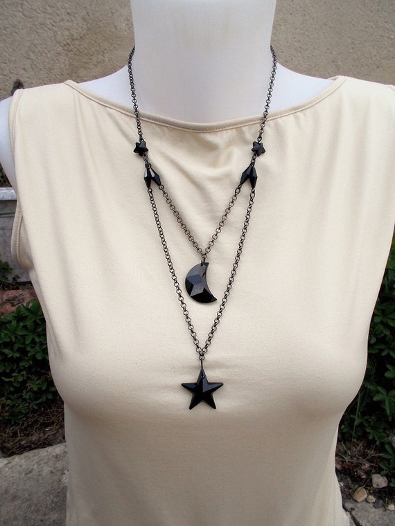 collier lune etoile swarovski collier lune etoile swarovski