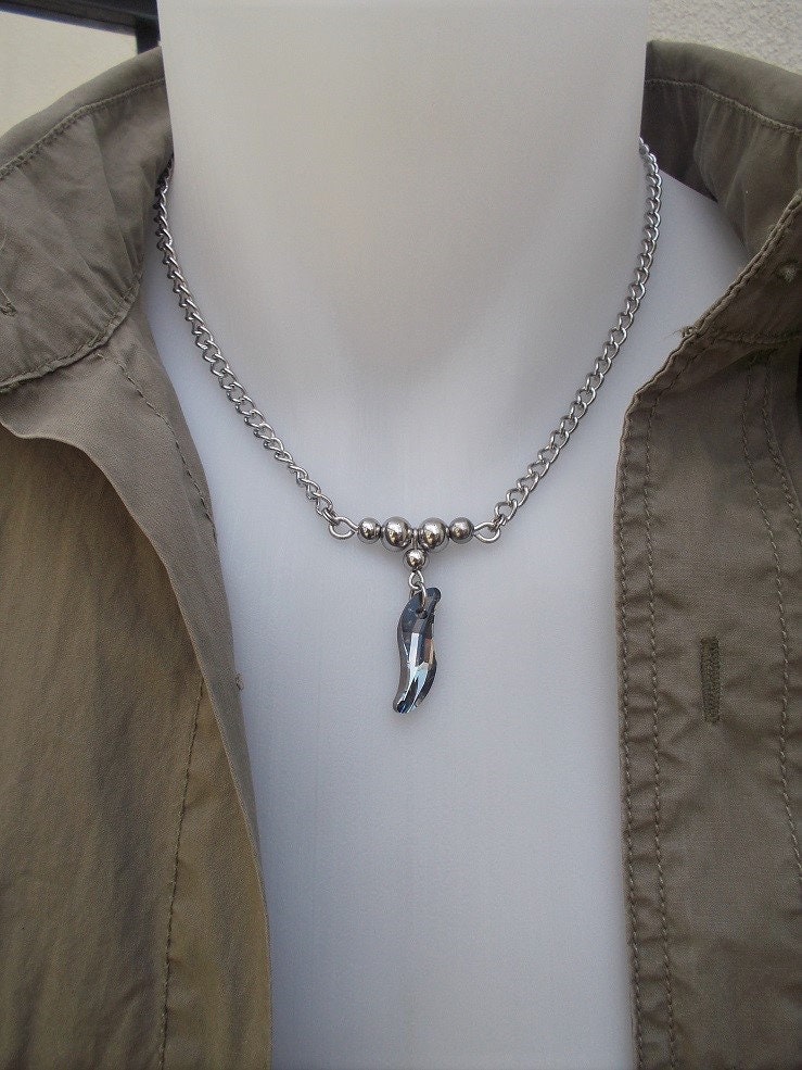 collier homme ras de cou