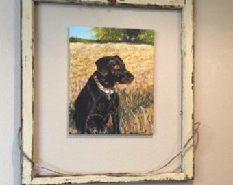 Custom pet portrait, 8x10", custom painting, custom gift