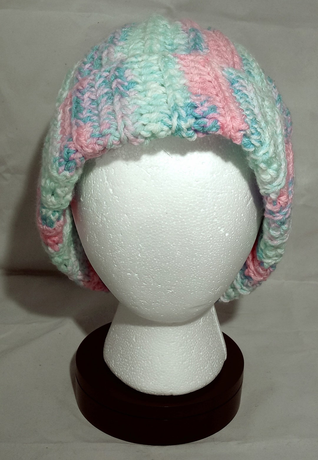 Cotton Candy Slouchy Hat Etsy