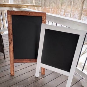 LED Light Drawing Chalk Board Floor Advertising Sign Board Double Sided  Writing Message Board A Frame Chalkboard Easel for Kids, Restaurant Menu,  Bar, Celebration 