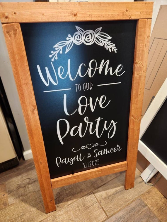 Custom Sidewalk Sign | Business Sign | Custom Easel Sign | Large