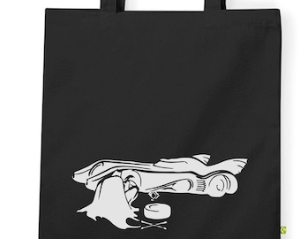 Batman 100% Organic Cotton Totes and Canvas Gymsacs in Black or Natural