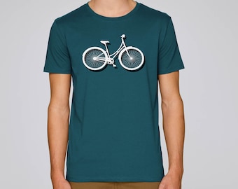 Bike T-Shirt, Mens or Womens Organic Cotton T-Shirt or Hoodie
