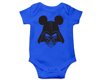 Body per neonato in cotone biologico Mickey Vader