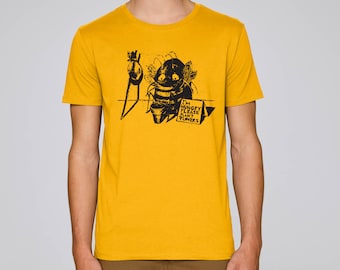 T-Shirt Bee, I'm Hungry, Please Plant Flowers Maglietta o felpa con cappuccio in cotone biologico da uomo o da donna