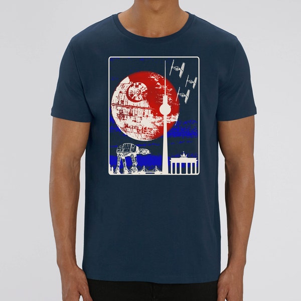 Star Wars Graphic T-Shirt, das ist kein Mond Berlin Organic Cotton Herren oder Damen T-Shirt oder Hoodie
