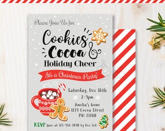 Hot Cocoa Invite Etsy