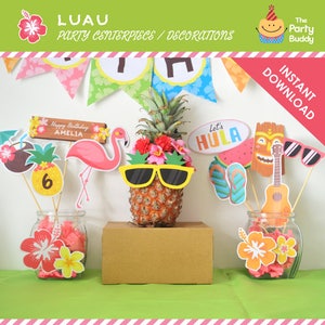 Festa pool party  Pool birthday party, Pool party decorations, Tropical  birthday party