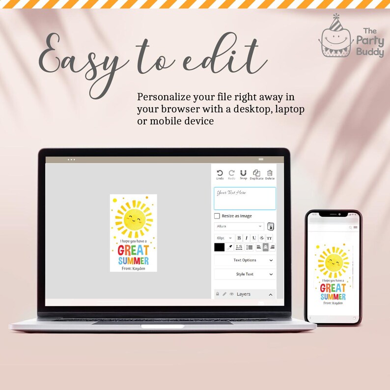 Have a Great Summer Tag | End of School Year Printable Tag | Student ...