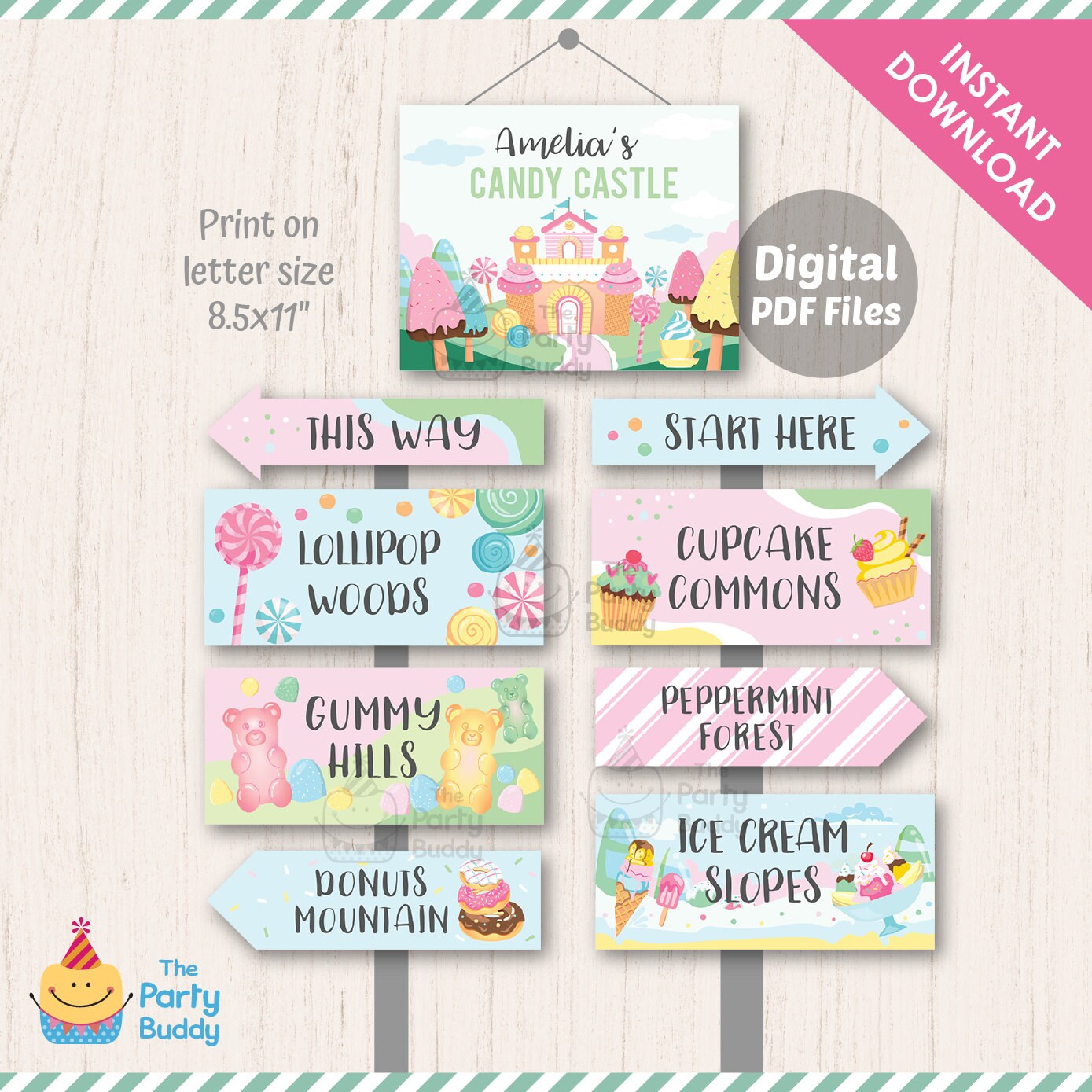 Candy Land Modern Party Sign Sweet Pastel Decors | Candyland Castle Signage | Text EDITABLE Yourself Digital Printable PDF INSTANT Download - Etsy candy-land-modern-party-sign-sweet-pastel-decors-candyland-castle-signage-text-editable-yourself-digital-printable-pdf-instant-download-etsy