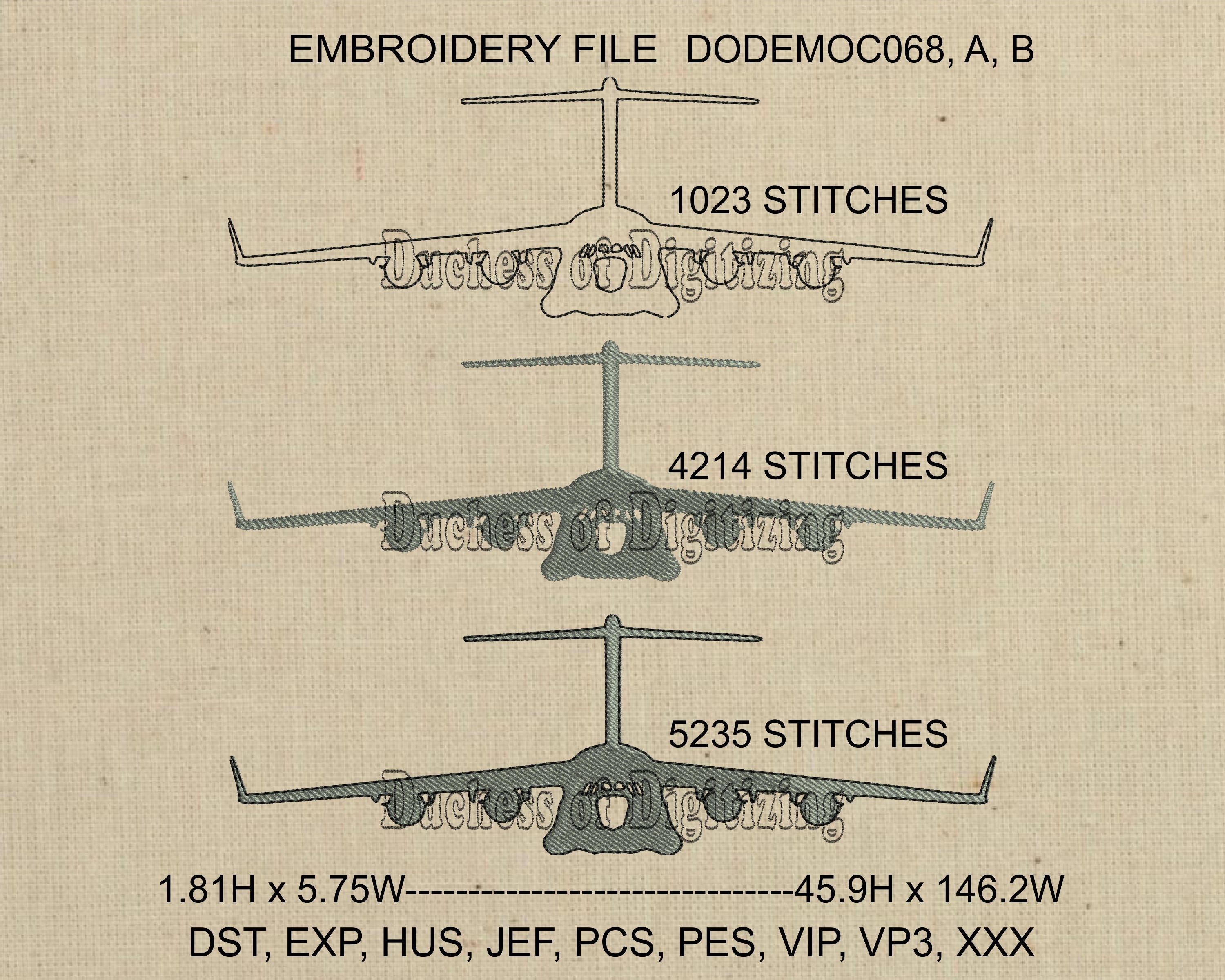 Embroidery Military