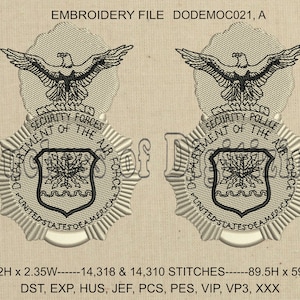 DAF - Law Enforcement Shoulder Patch (Pair)
