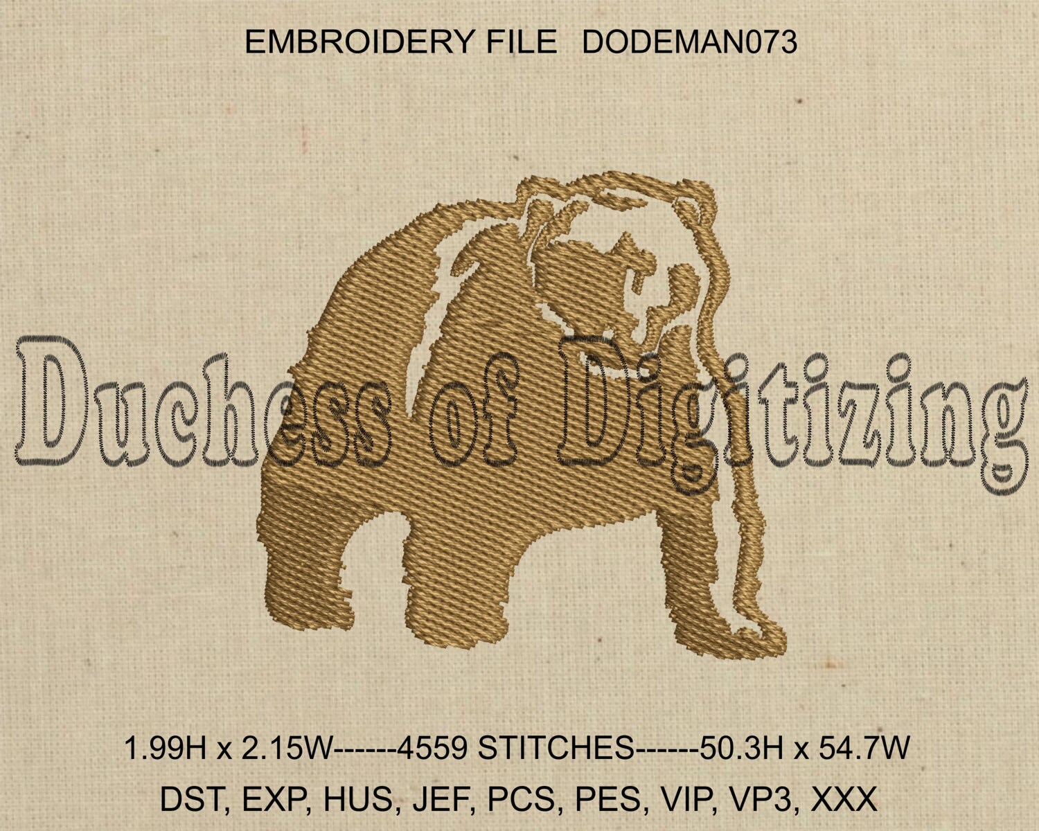 Bear Embroidery Design Kodiak Bear Embroidery Design Bear - Etsy