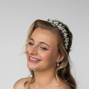 Crystal Bridal Tiara - Crystal Wedding Headband - Bride Headpiece
