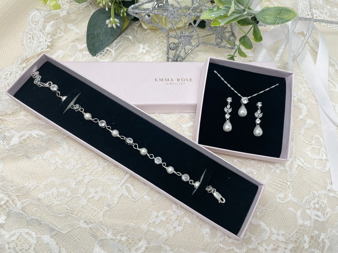 Set Di Gioielli Collana Orecchini A Goccia In Cristallo Per Sposa Set Di Gioielli Collana Orecchini A Goccia In Cristallo Per Sposa