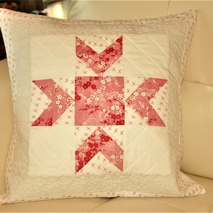 Vintage Cherry Blossom Pillow Cover