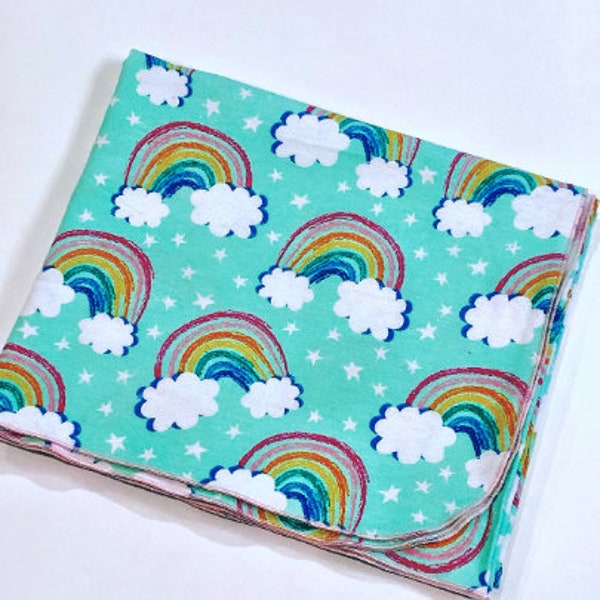 Rainbow Baby Blanket Etsy