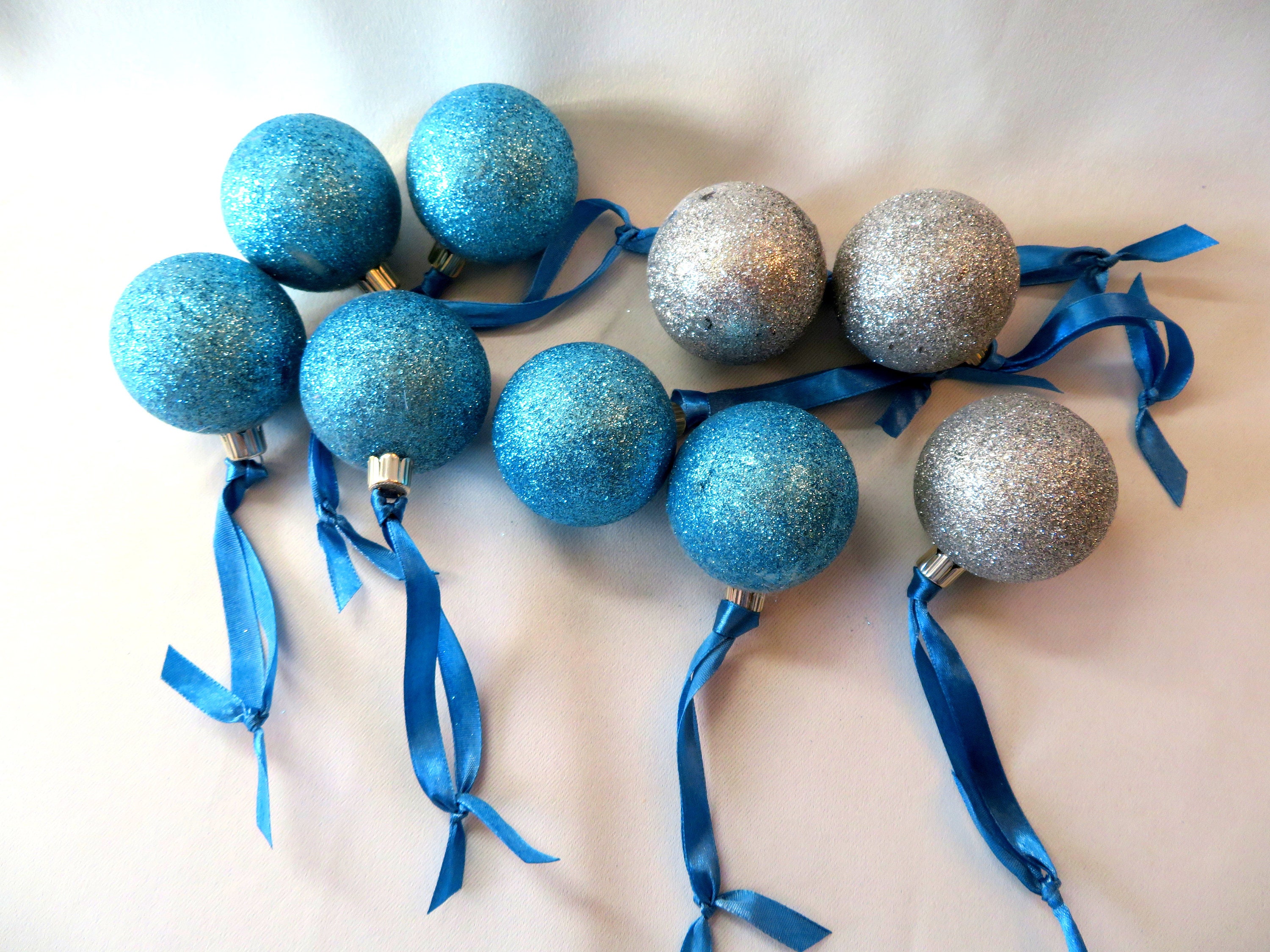 12pcs Christmas Ball Ornaments Shatterproof Clear Large Plastic Hanging