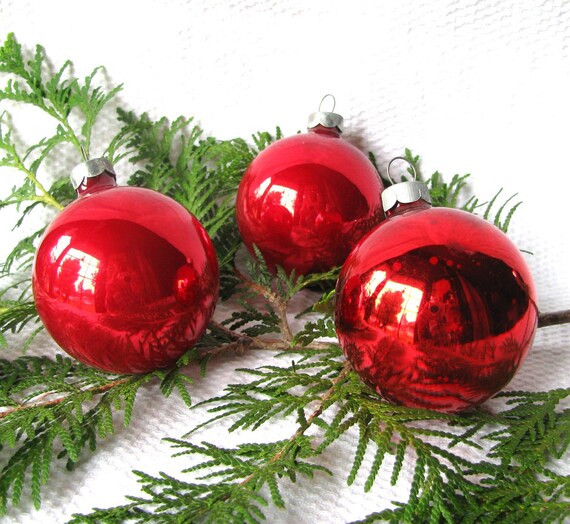 large red glass ornaments