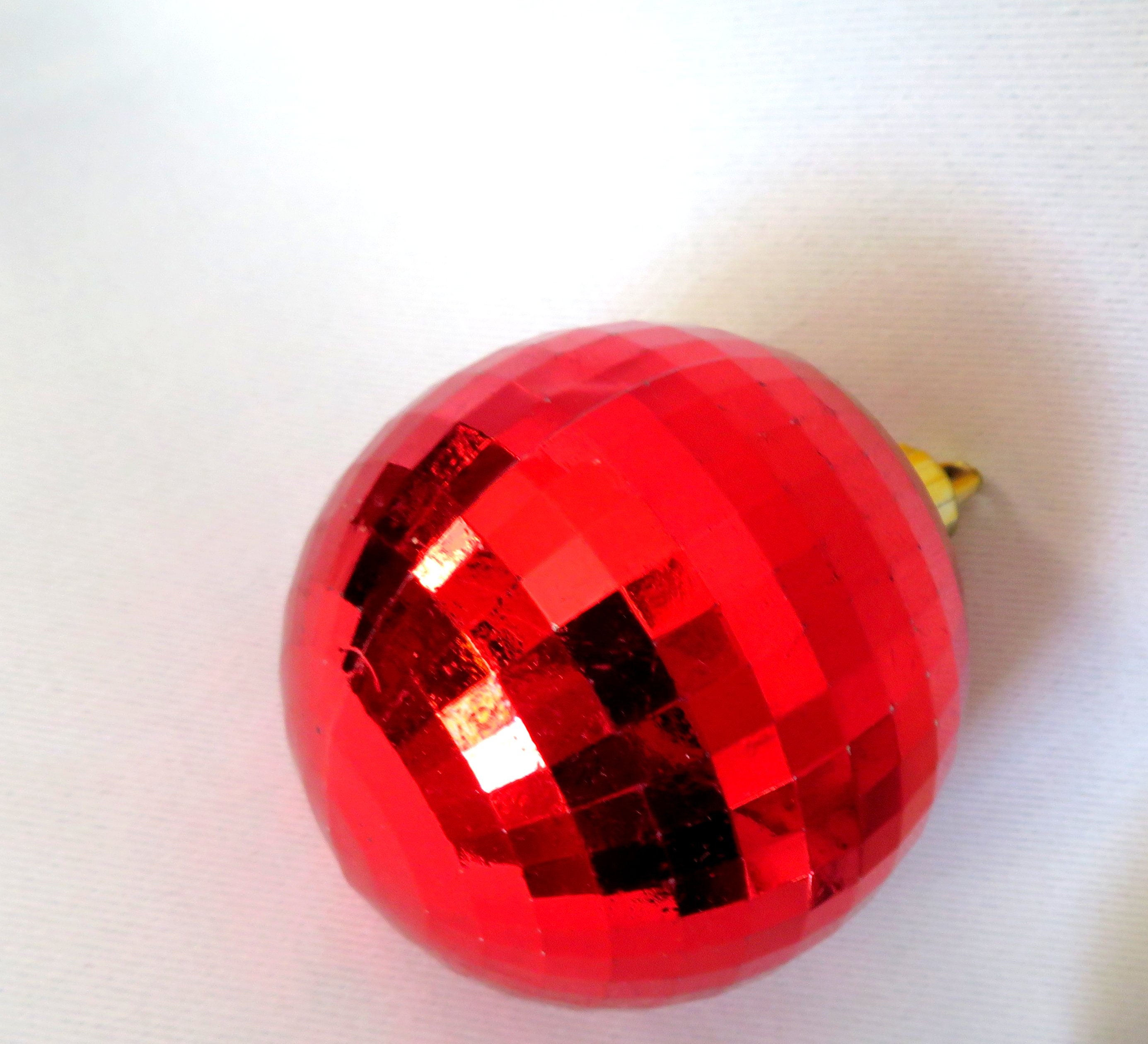Retro Bradford Plastic Disco Ball and Bell Ornaments From the Etsy
