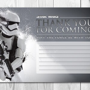 Star Wars Invitation - Stormtrooper Invitation - Star Wars Birthday ...