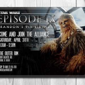 Invitations Chewbacca, Chewbacca, Invitations Star Wars, Invitations d’anniversaire Star Wars, Invitation d’anniversaire Chewbacca, Cartes de remerciement GRATUITES
