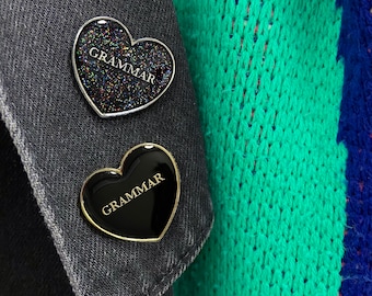 Love Grammar Enamel Pin