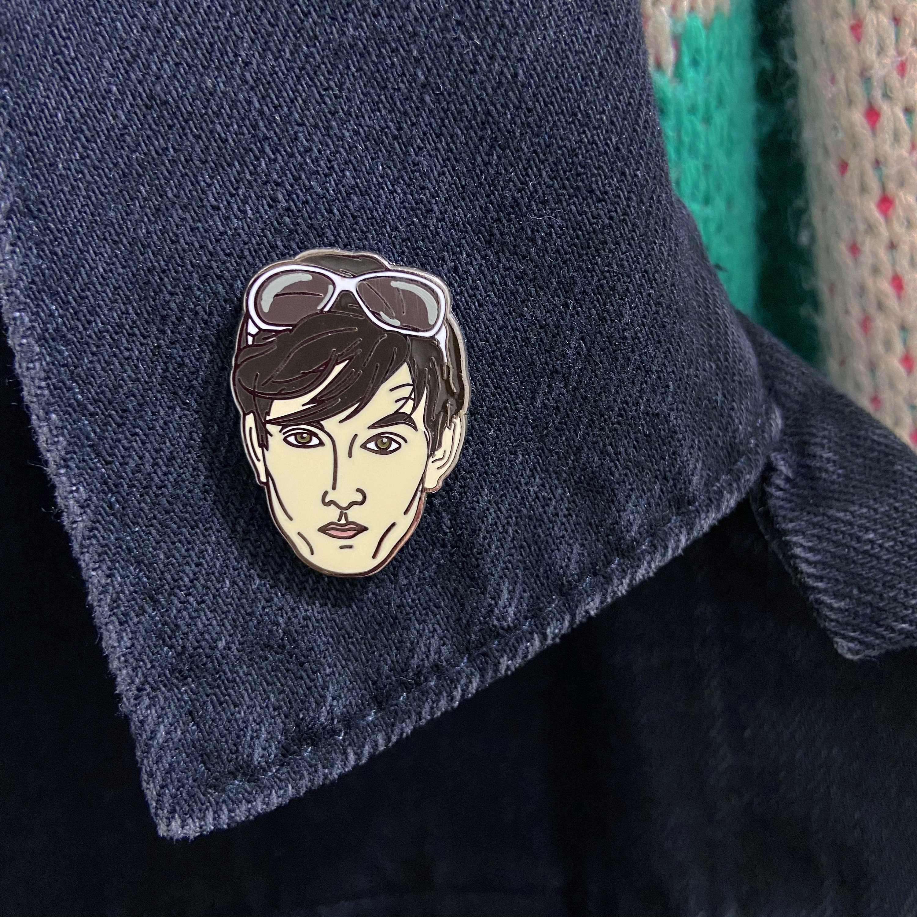 Jarvis Cocker Enamel Pin Second
