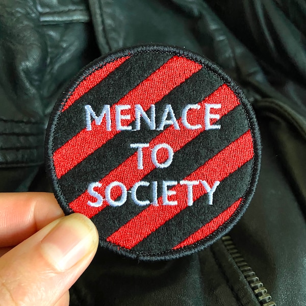Menace to Society iron on patch