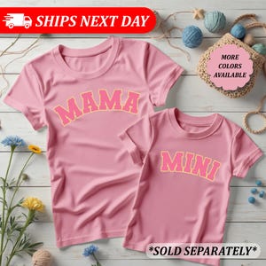 Mama And Mini Shirt-Mommy And Me Outfits-Mommy And Me Shirts-Mothers Day Shirt-Baby Girl Clothes-Mama Shirt-Matching Outfits-Matching Shirts