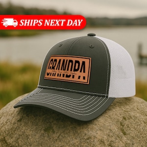 Custom Grandpa Hat-Personalized Grandpa Hat With Grandkids Names-Personalized Grandpa Gifts-Personalized Gifts For Men-Grandpa Birthday Gift