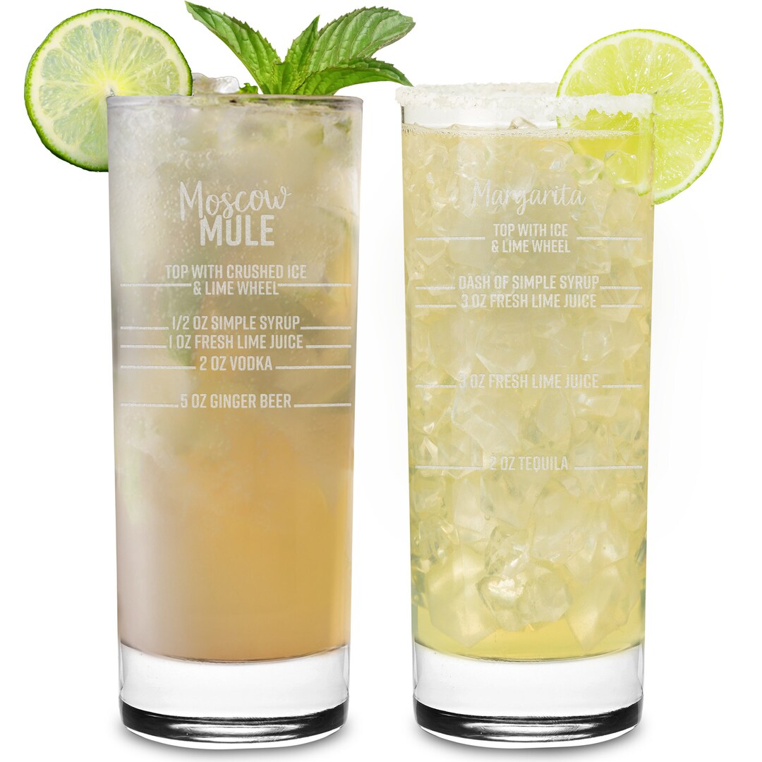 Cocktail Glassescocktail Recipe Glassmargarita Glassrecipe Etsy