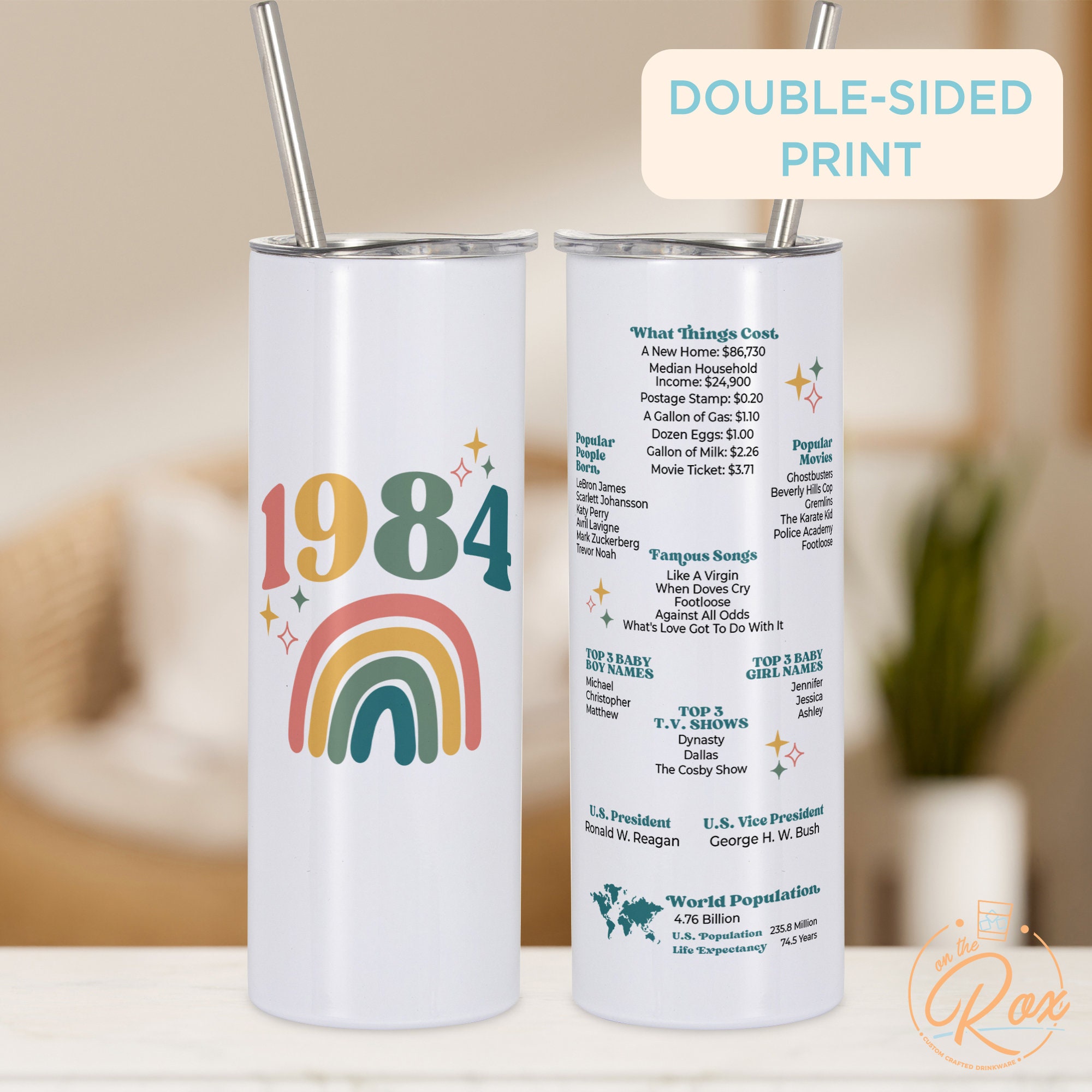 Vintage 1984 Tumbler - Etsy