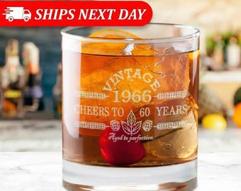 60th Birthday Gifts for Men and Women-1966-60th Birthday Gift For Him-Birthday Gift Ideas-60th Birthday-Cheers to 60 Years-Birthday Gift
