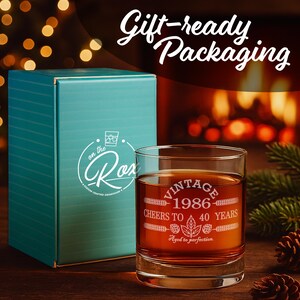 40th Birthday Gifts for Men and Women-1986-40th Birthday Gift For Him-Birthday Gift Ideas-40th Birthday-Cheers to 40 Years-Birthday Gift image 7