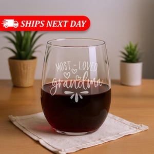 Most Loved Grandma-Mother&#39;s Day Gift For Grandma-Grandma Gift-New Grandma Gift-Cute Grandmother Gift-Best Grandma Gift-Gifts For Grandma