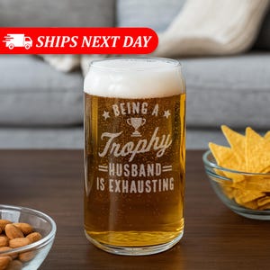 Trophy Husband-Funny Father&#39;s Day Gift For Husband-Husband Birthday Gift-Funny Husband Gift-Funny Gift For Husband-Anniversary Gift For Him