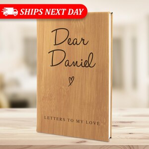 Valentines Gift For Husband-Letters To My Husband-Personalized Gifts For Men-Leather Anniversary Gifts-Love Letter Journal For Him
