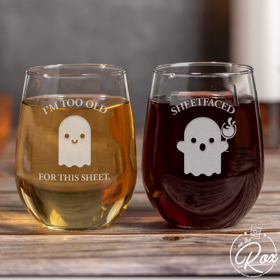 Funny Wine Glasses for Women or Men, Cute Wine Glasses, Unique Wine Gl