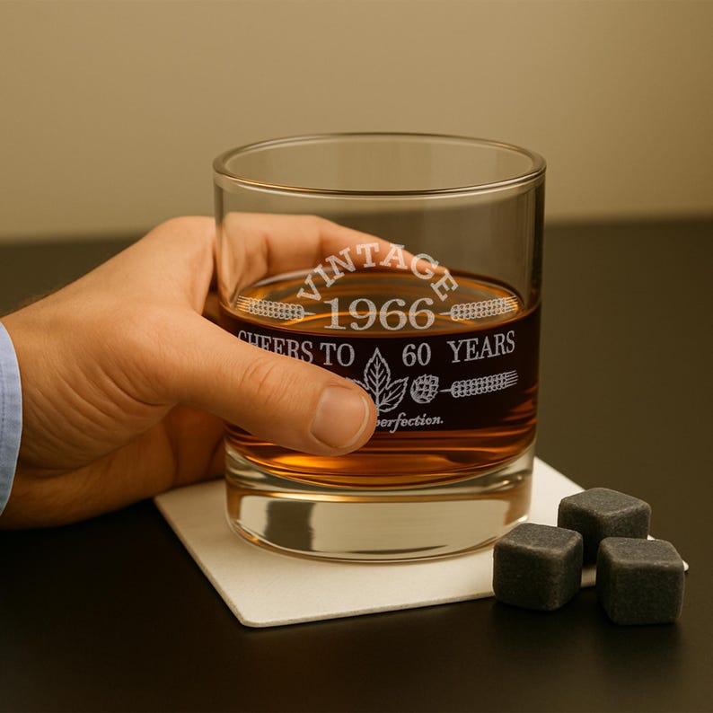 60th Birthday Gifts for Men and Women-1966-60th Birthday Gift For Him-Birthday Gift Ideas-60th Birthday-Cheers to 60 Years-Birthday Gift image 5