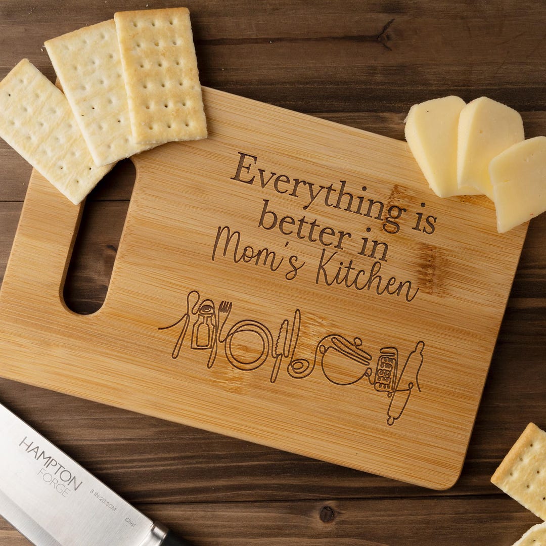 Mom Mother's Day Gift-kitchen Cutting Board-moms Kitchen-gift Ideas for ...