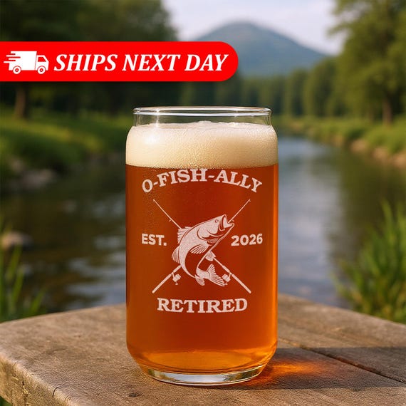 O'Fishally Retired-Retirement Gifts-Retirement Gifts For Men Funny-Retirement Gift For Him-Fishing Retirement-Dad Retirement Gift-Dad Gifts